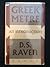 Greek Metre by D.S. Raven
