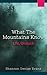 What The Mountains Know by Shannon Denise Evans What The Mountains Know by Shannon Denise Evans