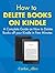 How to Delete Books on Kind...