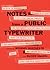 Notes from a Public Typewriter