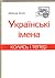 Українські імена колись і т...