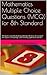 Mathematics Multiple Choice Questions ( MCQ ) for 8th Standard by Mukta Sabharwal
