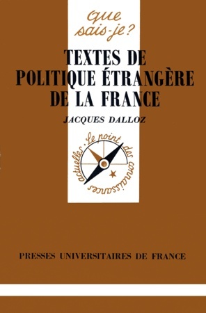 Textes de politique étrangère de la France