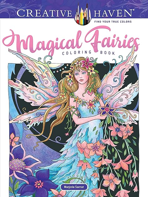 Creative Haven Magical Fairies Coloring Book (Adult Coloring Books: Fantasy)