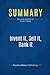 Summary: Invent It, Sell It, Bank it: Review and Analysis of Greiner's Book