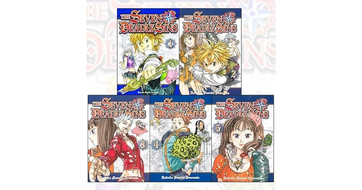 Seven Deadly Sins Series 1 Vol (1 to 5) 5 books collection Set By