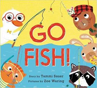 Go Fish!: A Mostly Wordless and Humorous Picture Book About Friendship and Fishing for Children (Ages 0-4)