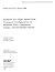 Analysis of a High Speed Ci...
