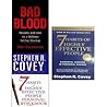 Bad Blood / 7 Habits of Highly Effective People + Personal Workbook (3 Book Collection)