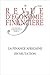 La finance africaine en mutation (Revue d'économie financière) by Ouvrage Collectif
