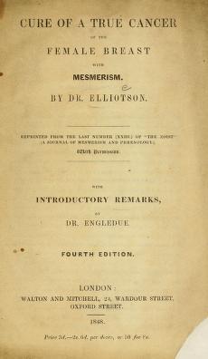Cure of a True Cancer of the Female Breast with Mesmerism (Paperback)