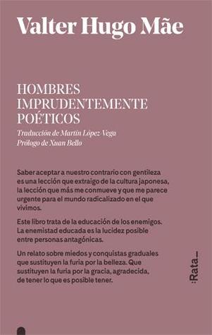 Portada de Hombres imprudentemente poéticos, de Valter Hugo Mãe