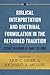 Biblical Interpretation and...