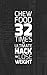 Chew Food 32 Times by Aqib