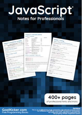 JavaScript Notes For Professionals