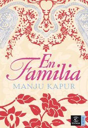 Portada de En familia, de Manju Kapur