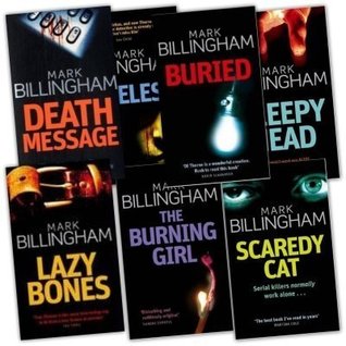 Mark Billingham Collection 8 Books Set (from the dead , lifeless , death message , the bones beneath , Sleepyhead, The Burning Girl, Scaredy Cat, Die of Shame)
