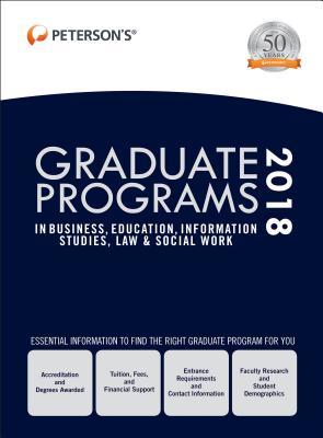 Graduate Programs in Business, Education, Information Studies, Law & Social Work 2018