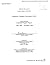 Membrane Transport Phenomena