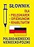Slownik dla pielegniarek, opiekunow, rehabilitantow. Polsko-niemiecki, niemiecko-polski