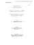 Membrane Transfer Phenomena