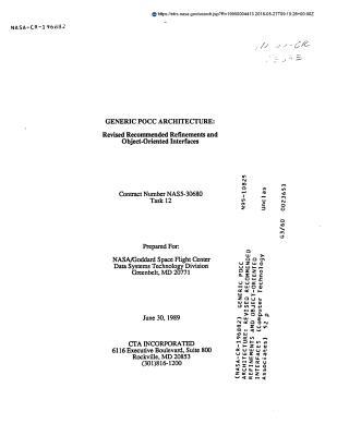 Generic Pocc Architecture: Revised Recommended Refinements and Object-Oriented Interfaces