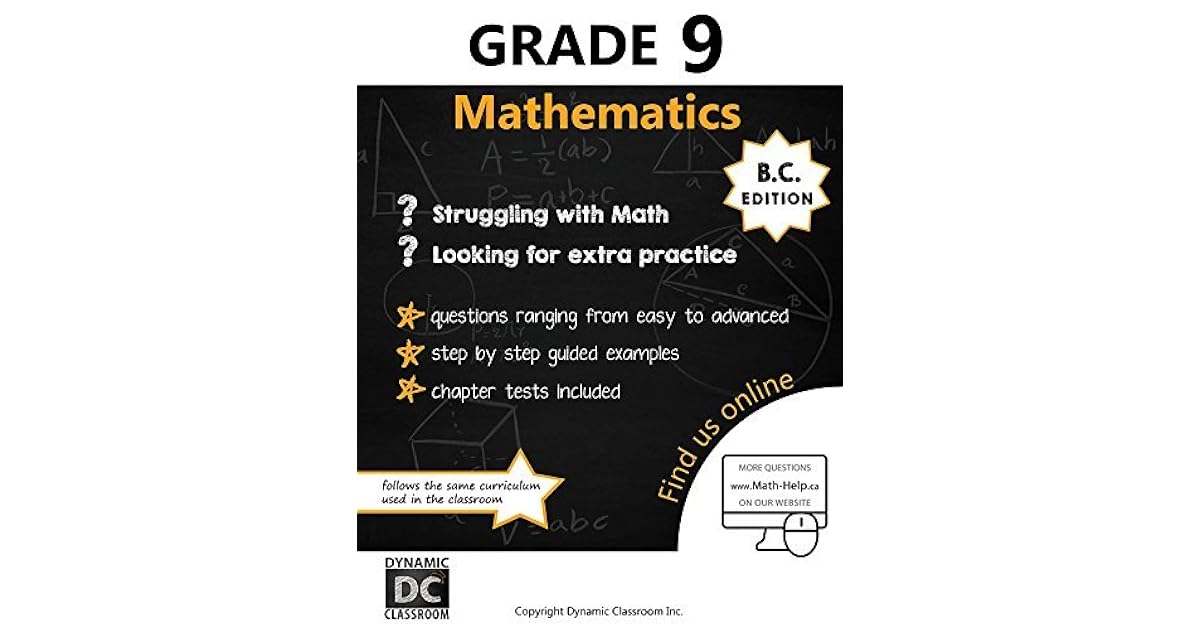 Dynamic Math Workbook Complete Grade 9 Mathematics Curriculum by