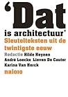 'Dat is architect...