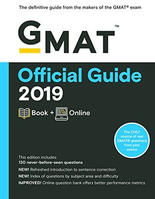 GMAT Official Guide 2019 Book + Online (Paperback)