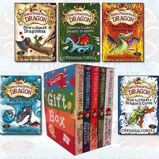 How To Train Your Dragon Series Collection 4 Books Bundle Gift Wrapped Slipcase (Paperback)