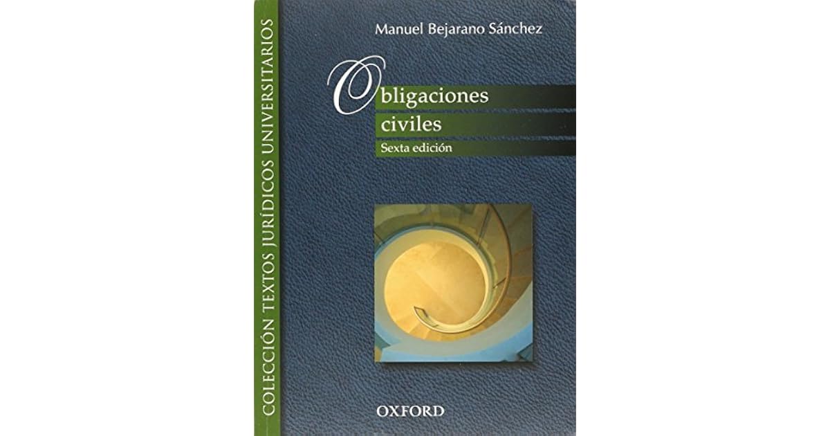 Obligaciones Civiles by Manuel Bejarano Sánchez