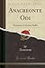 Anacreonte Odi: Traduzione Di Andrea Maffei