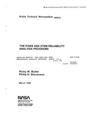 The Paws and Stem Reliability Analysis Programs