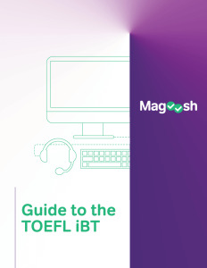 Magoosh Guide to the TOEFL iBT