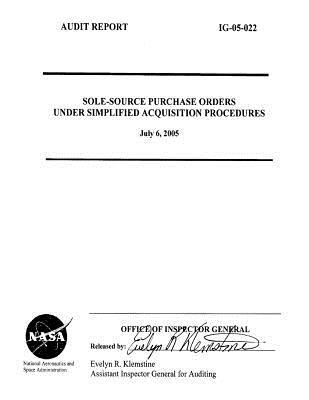 Sole-Source Purchase Orders Under Simplified Acquisition Procedures .
