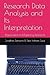 Research Data Analysis and Its Interpretation: Application in Marketing Research