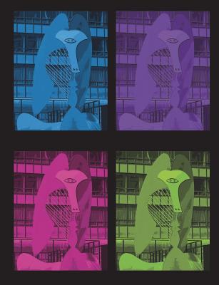 Pop Art Picasso Graph Paper and Lined Paper Notebook: 1/2 4x4 Graph Paper and 1/2 Wide Ruled Composition Book 200 pages