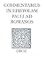 Commentarius in Epistolam P...