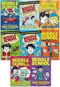 James Patterson Middle School Collection 8 Books Set