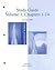 Study Guide Volume 1 (chapters 1 to 14) for use with Accounting by Robert F. Meigs