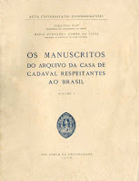 Os manuscritos do arquivo da Casa de Cadaval respeitantes ao Brasil - volume II