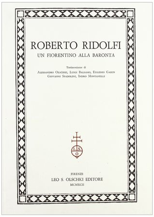 Roberto Ridolfi: Un fiorentino alla Baronta (Paperback)