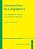Introduction to Linguistics...