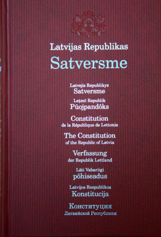 Latvijas Republikas Satversme (Hardcover)