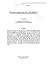 Preliminary Report of NRC T...