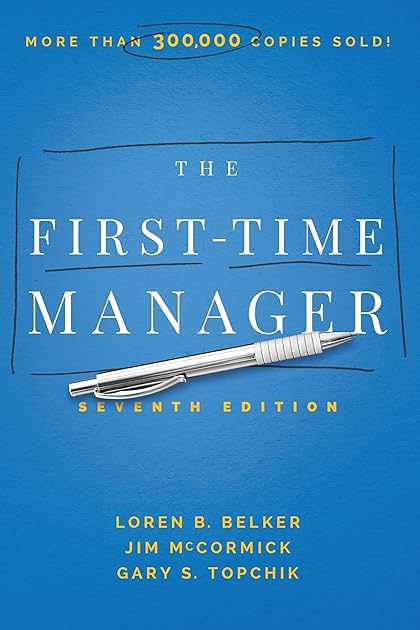 The First-Time Manager