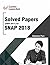 SNAP 2018 (Solved Papers 20...