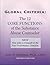 Global Criteria The 12 Core Functions of the Substance Abuse Counselor (Sixth Edition)