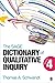 The SAGE Dictionary of Qualitative Inquiry