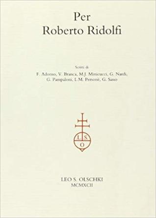 Per Roberto Ridolfi (Paperback)